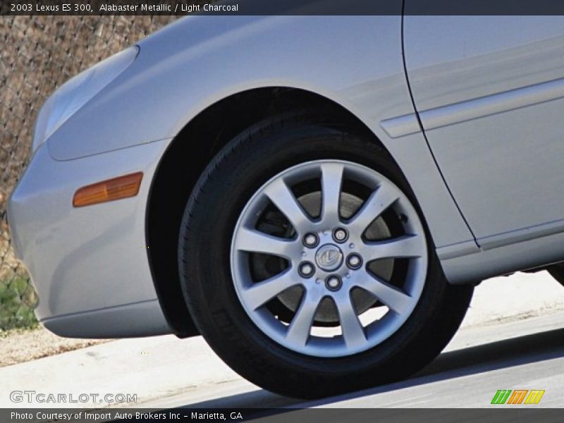 Alabaster Metallic / Light Charcoal 2003 Lexus ES 300
