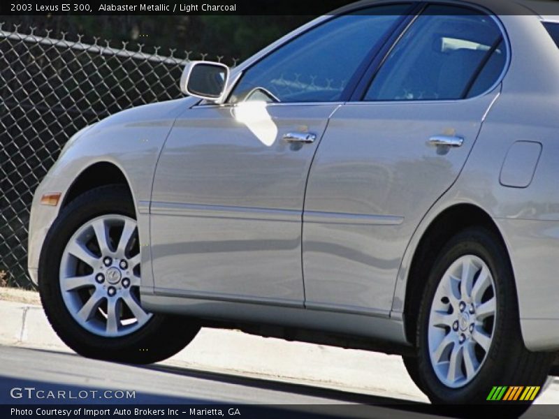 Alabaster Metallic / Light Charcoal 2003 Lexus ES 300