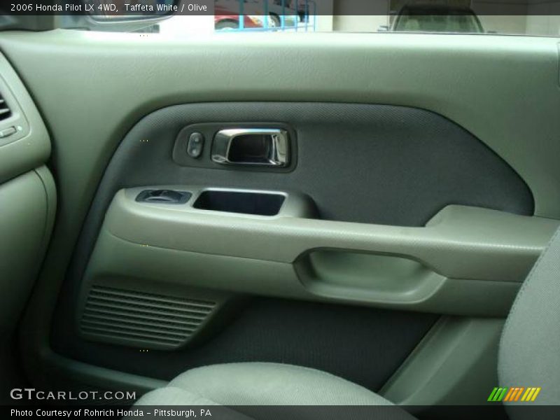Taffeta White / Olive 2006 Honda Pilot LX 4WD