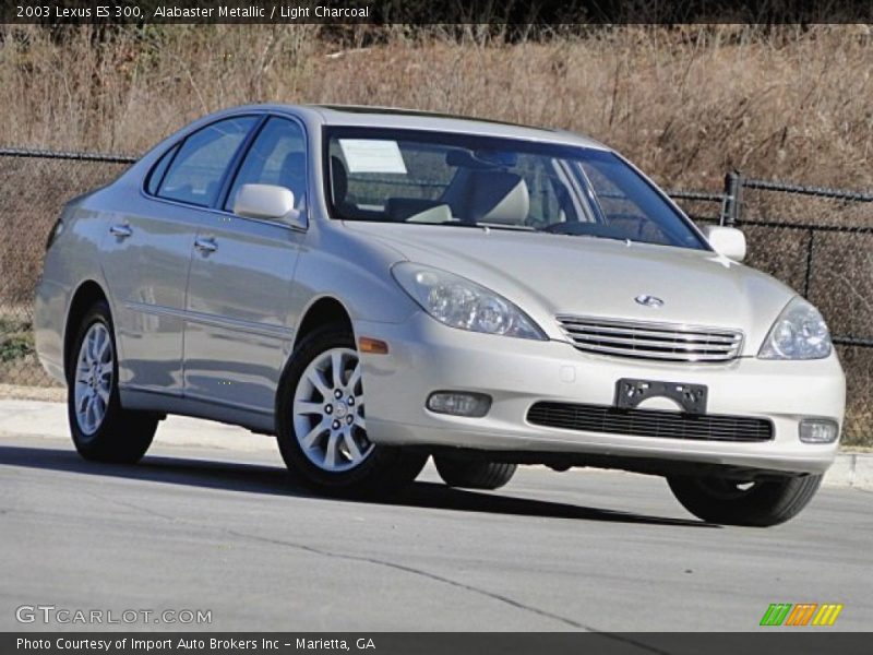 Alabaster Metallic / Light Charcoal 2003 Lexus ES 300