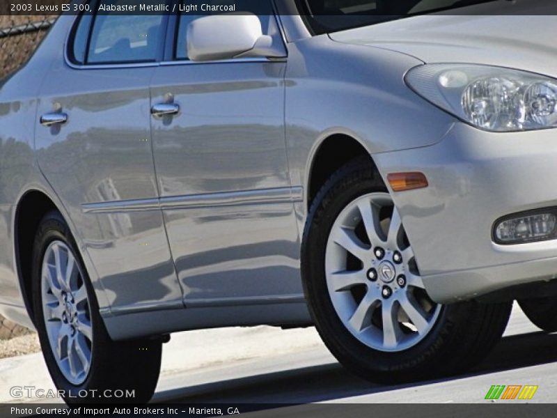Alabaster Metallic / Light Charcoal 2003 Lexus ES 300