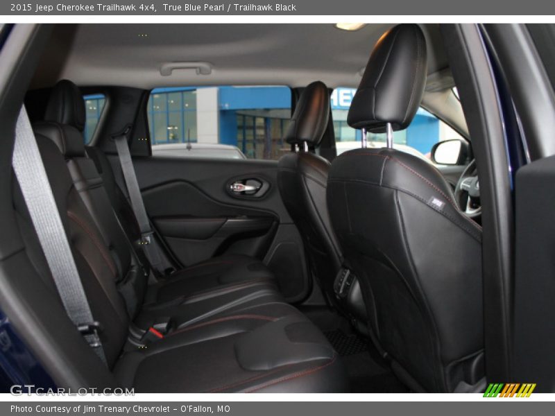 True Blue Pearl / Trailhawk Black 2015 Jeep Cherokee Trailhawk 4x4