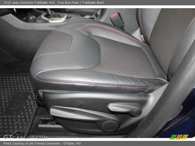 True Blue Pearl / Trailhawk Black 2015 Jeep Cherokee Trailhawk 4x4