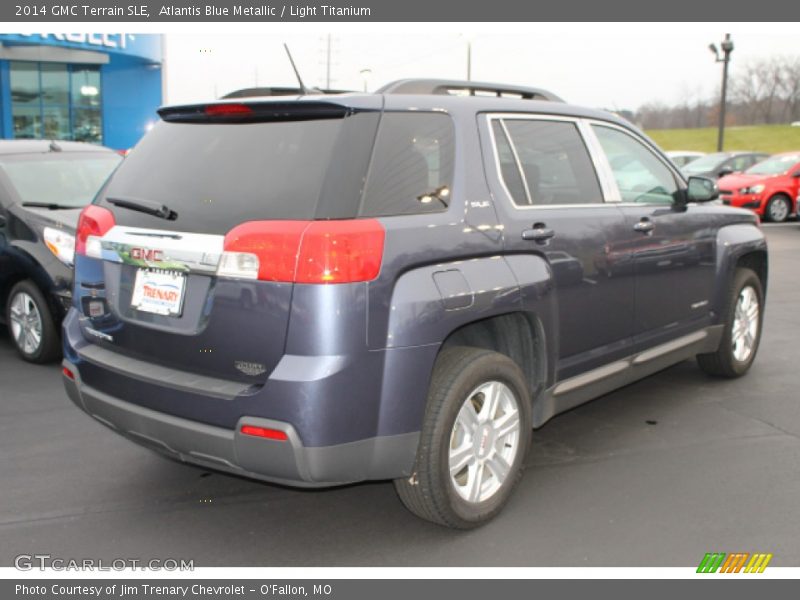 Atlantis Blue Metallic / Light Titanium 2014 GMC Terrain SLE