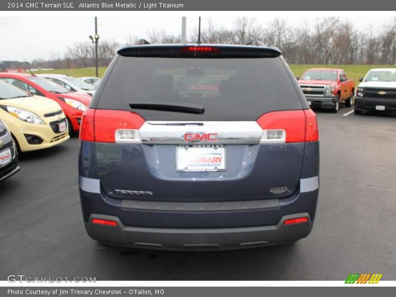 Atlantis Blue Metallic / Light Titanium 2014 GMC Terrain SLE