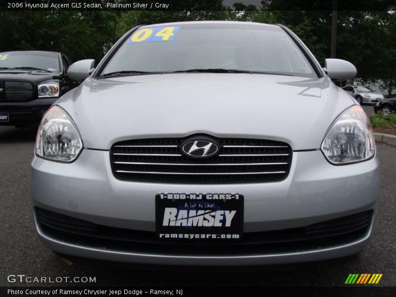 Platinum Silver / Gray 2006 Hyundai Accent GLS Sedan