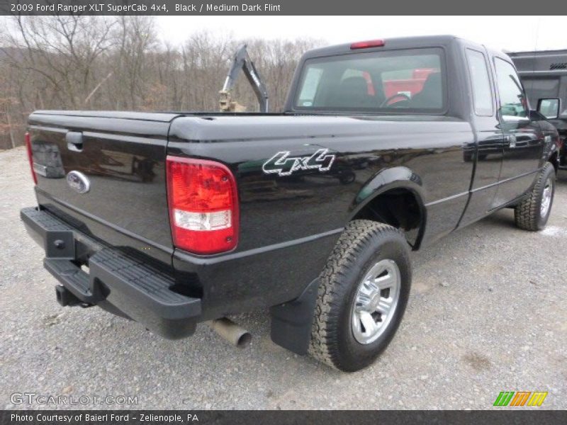 Black / Medium Dark Flint 2009 Ford Ranger XLT SuperCab 4x4