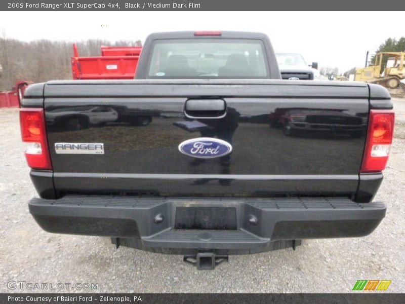 Black / Medium Dark Flint 2009 Ford Ranger XLT SuperCab 4x4