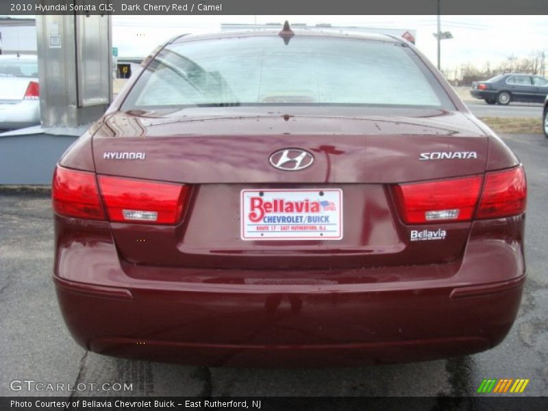 Dark Cherry Red / Camel 2010 Hyundai Sonata GLS
