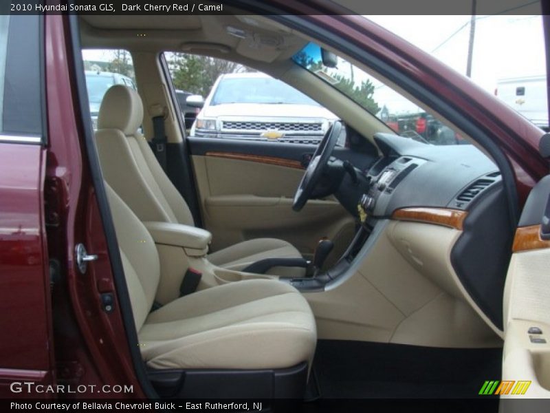 Dark Cherry Red / Camel 2010 Hyundai Sonata GLS