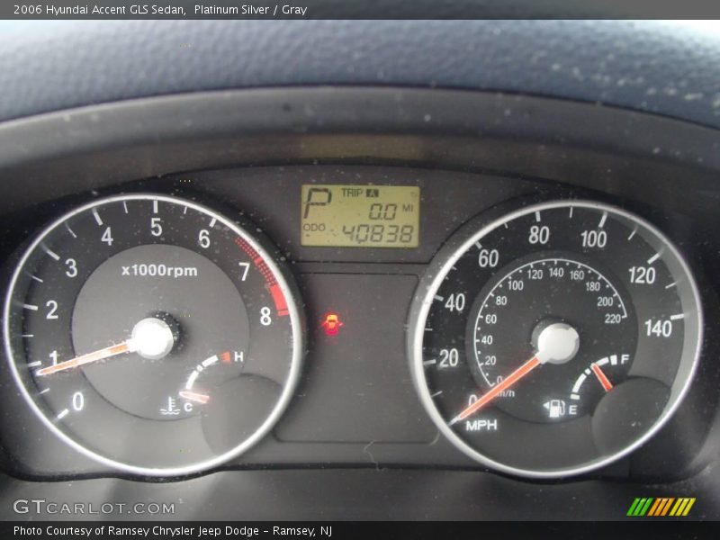 Platinum Silver / Gray 2006 Hyundai Accent GLS Sedan