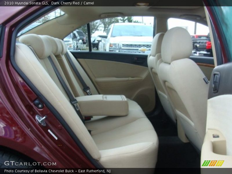 Dark Cherry Red / Camel 2010 Hyundai Sonata GLS