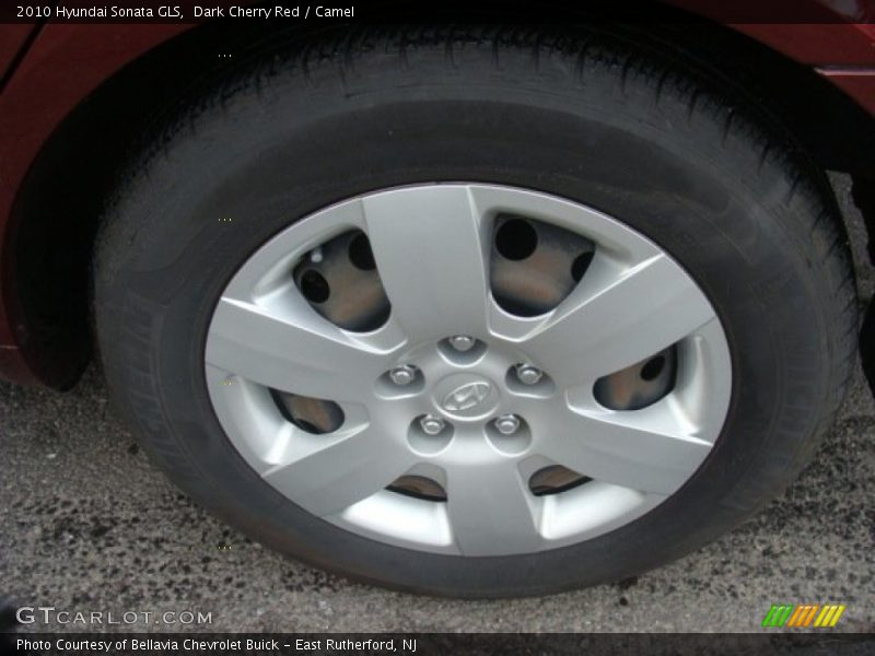Dark Cherry Red / Camel 2010 Hyundai Sonata GLS