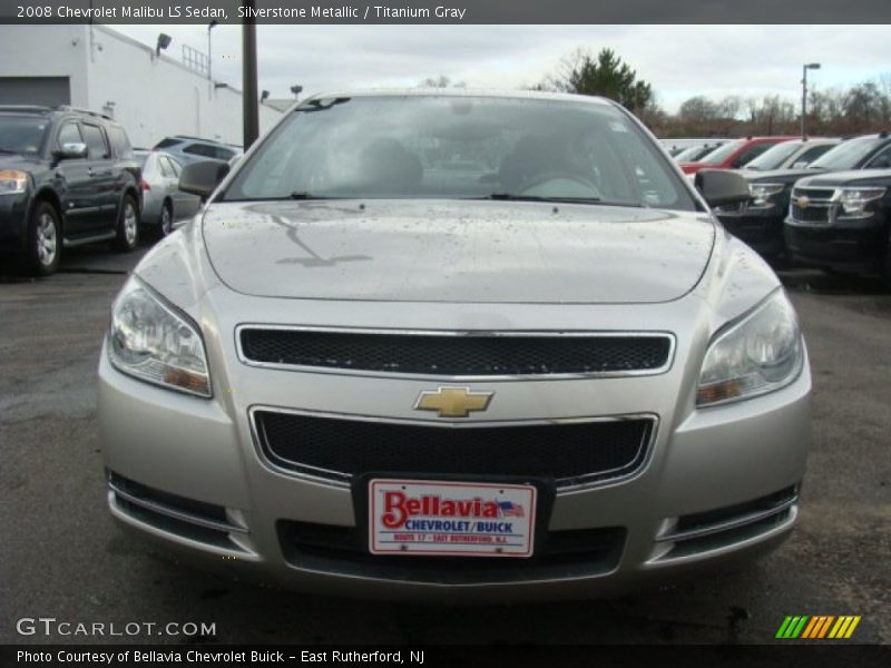 Silverstone Metallic / Titanium Gray 2008 Chevrolet Malibu LS Sedan