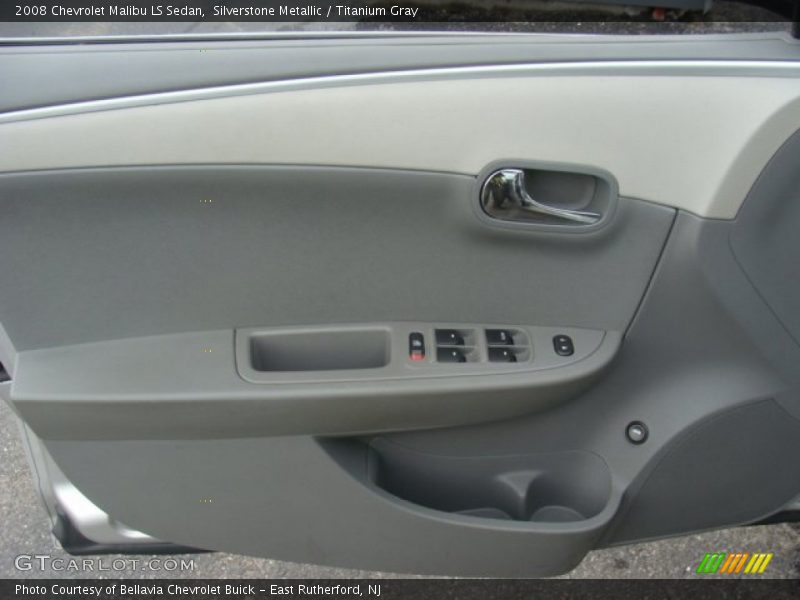 Silverstone Metallic / Titanium Gray 2008 Chevrolet Malibu LS Sedan