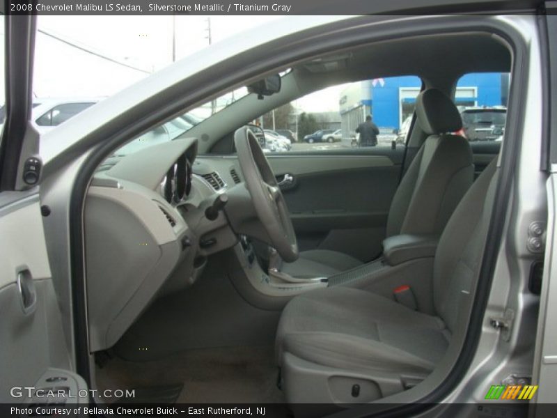 Silverstone Metallic / Titanium Gray 2008 Chevrolet Malibu LS Sedan