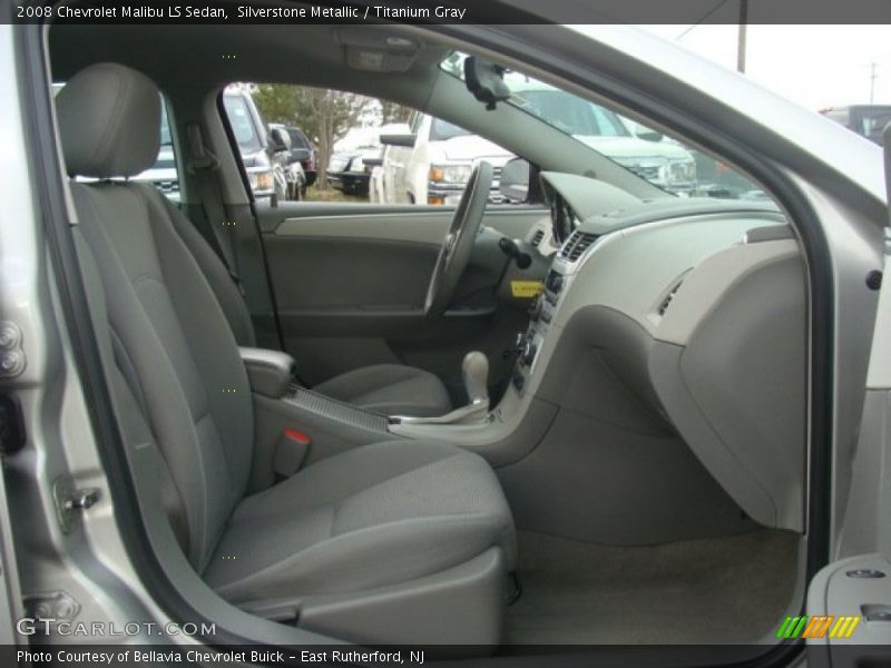 Silverstone Metallic / Titanium Gray 2008 Chevrolet Malibu LS Sedan
