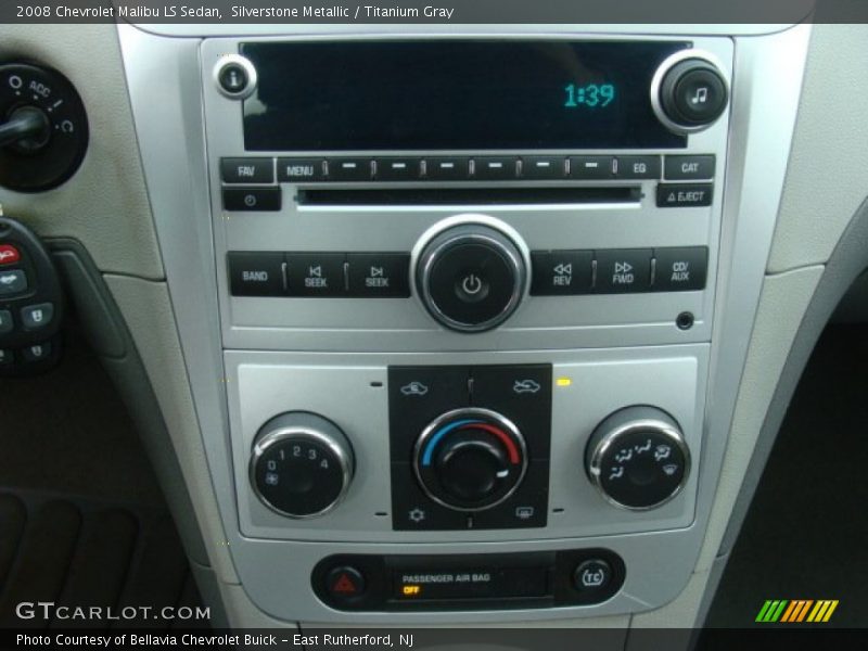 Silverstone Metallic / Titanium Gray 2008 Chevrolet Malibu LS Sedan