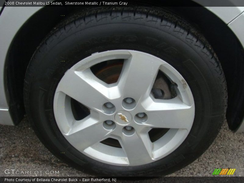 Silverstone Metallic / Titanium Gray 2008 Chevrolet Malibu LS Sedan