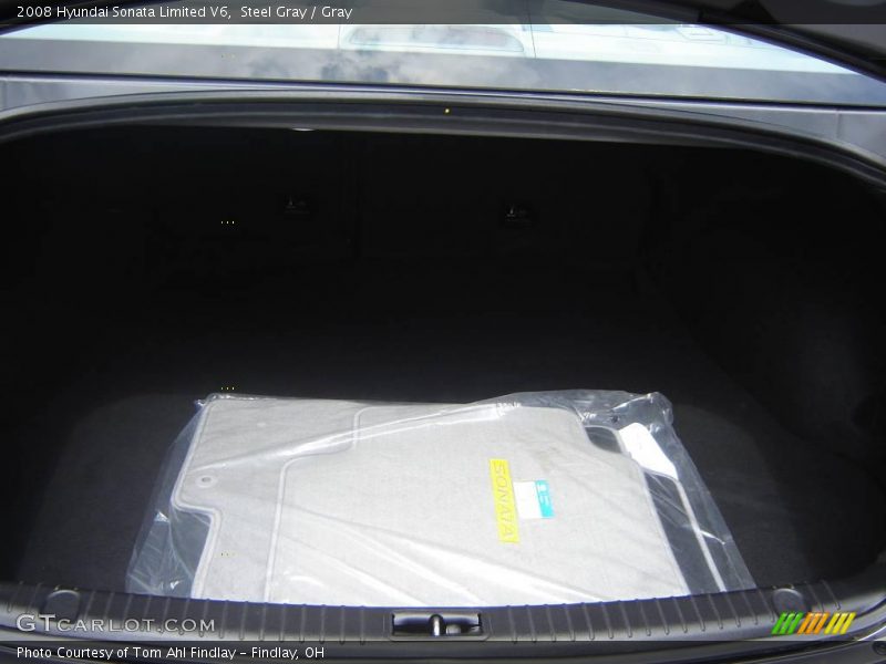 Steel Gray / Gray 2008 Hyundai Sonata Limited V6