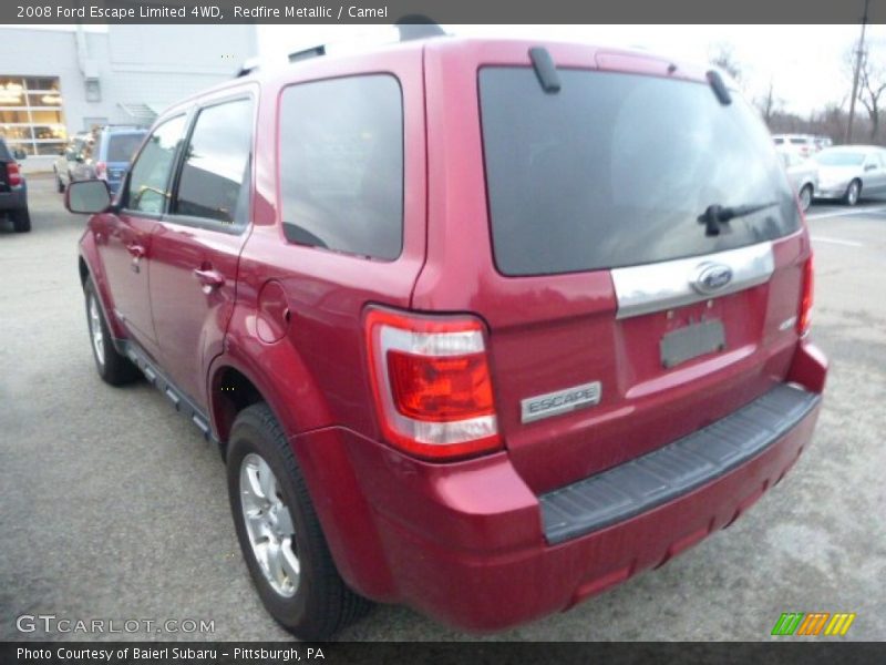 Redfire Metallic / Camel 2008 Ford Escape Limited 4WD