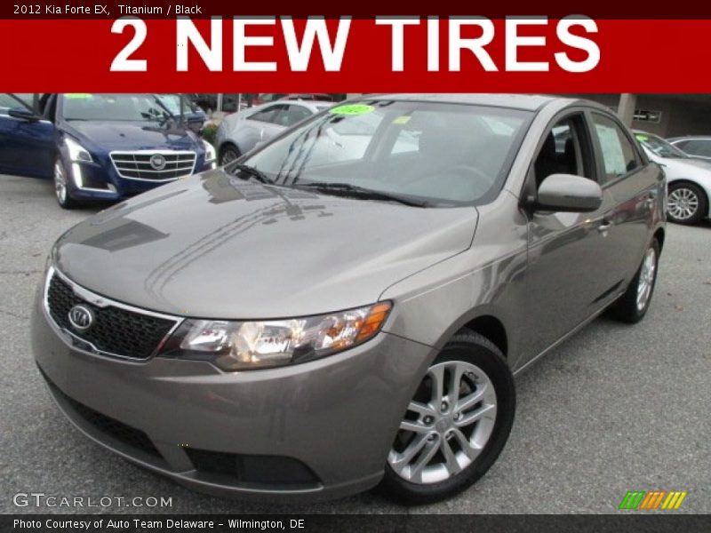 Titanium / Black 2012 Kia Forte EX