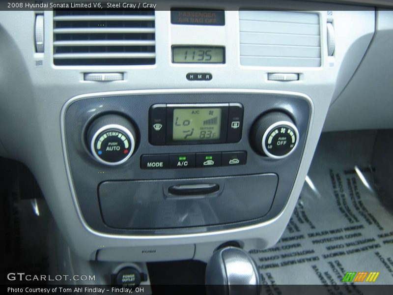 Steel Gray / Gray 2008 Hyundai Sonata Limited V6