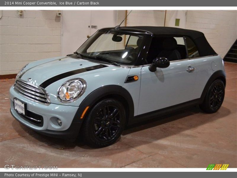 Ice Blue / Carbon Black 2014 Mini Cooper Convertible