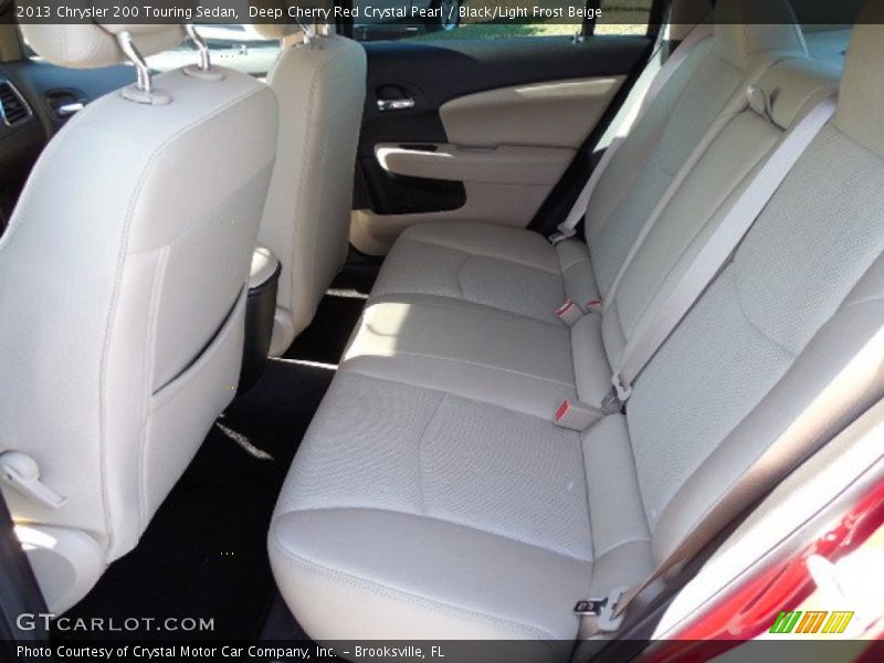 Deep Cherry Red Crystal Pearl / Black/Light Frost Beige 2013 Chrysler 200 Touring Sedan