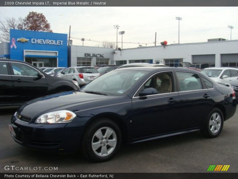 Imperial Blue Metallic / Neutral 2009 Chevrolet Impala LT