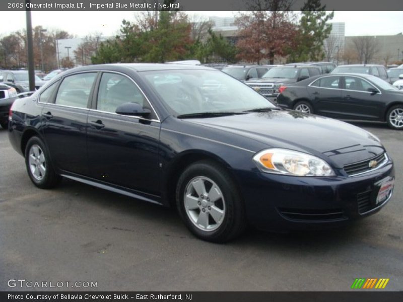 Imperial Blue Metallic / Neutral 2009 Chevrolet Impala LT
