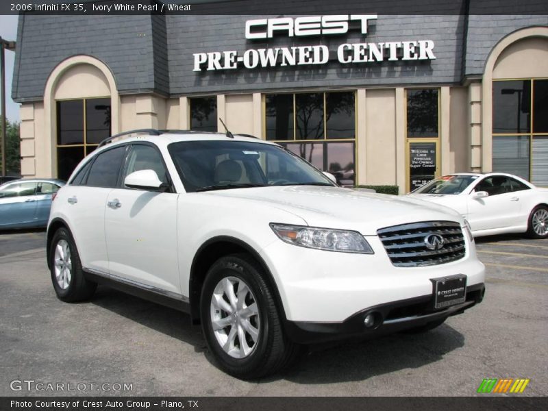 Ivory White Pearl / Wheat 2006 Infiniti FX 35