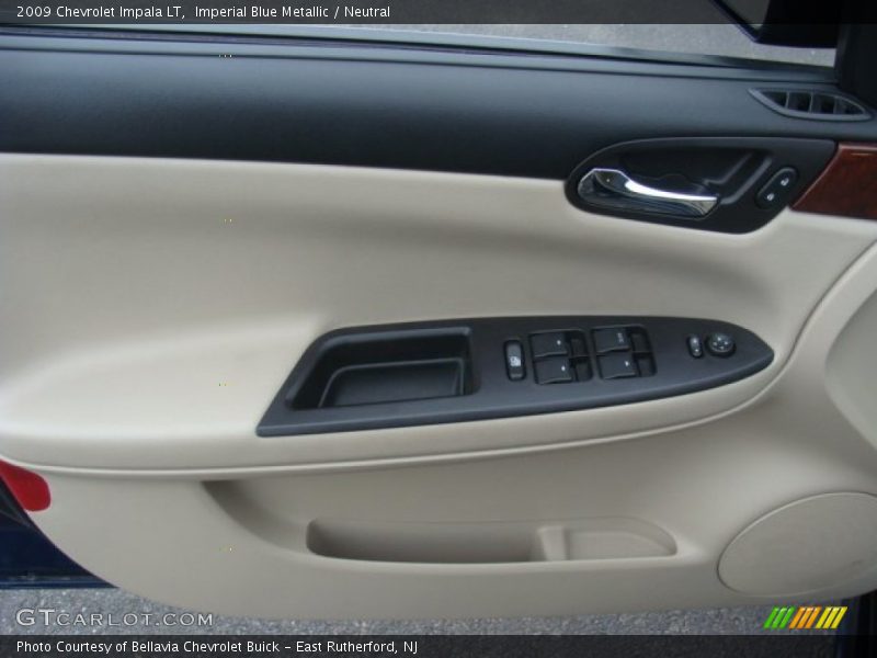 Imperial Blue Metallic / Neutral 2009 Chevrolet Impala LT