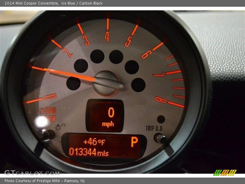 Ice Blue / Carbon Black 2014 Mini Cooper Convertible