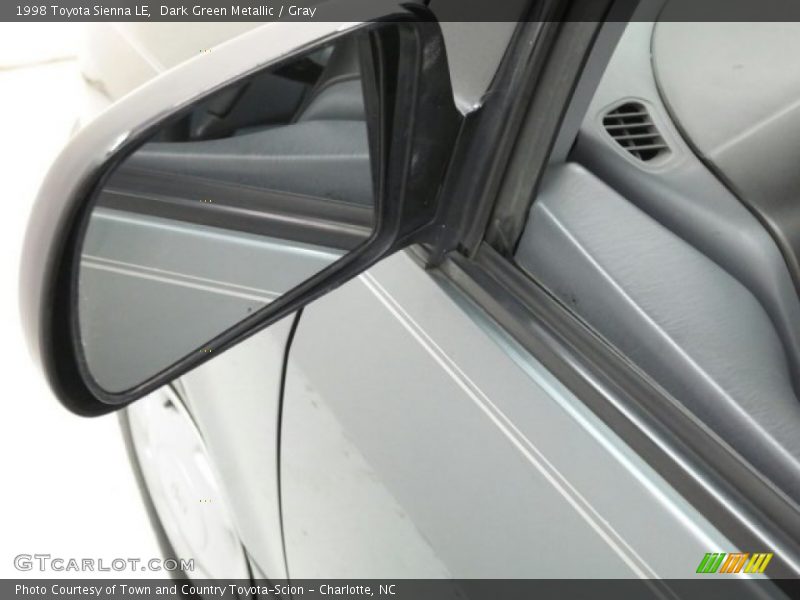 Dark Green Metallic / Gray 1998 Toyota Sienna LE