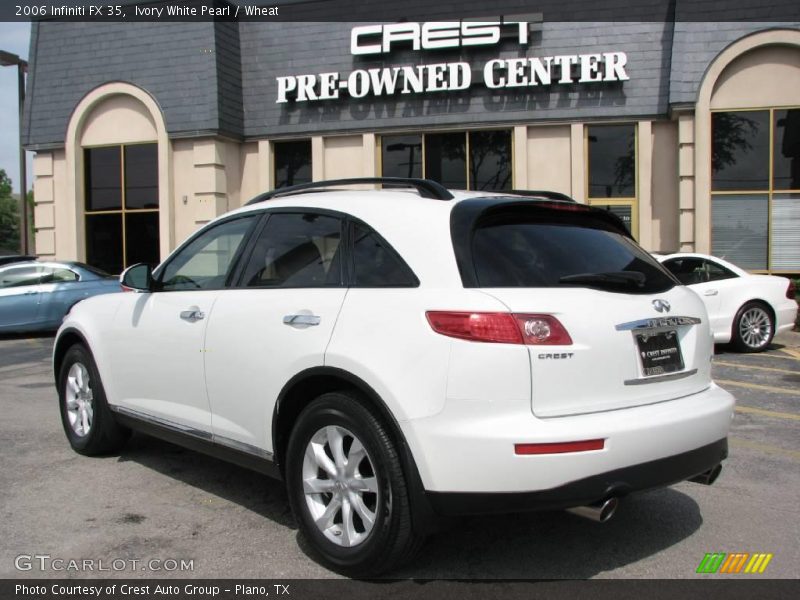 Ivory White Pearl / Wheat 2006 Infiniti FX 35