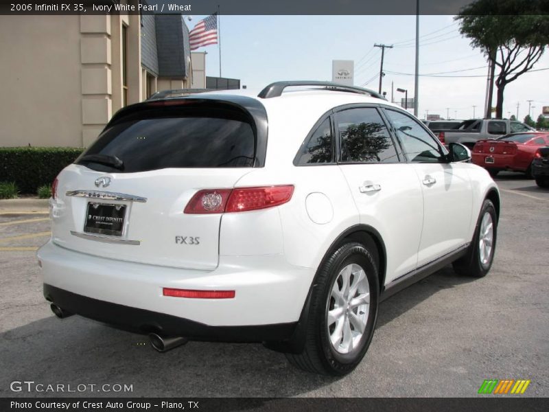 Ivory White Pearl / Wheat 2006 Infiniti FX 35