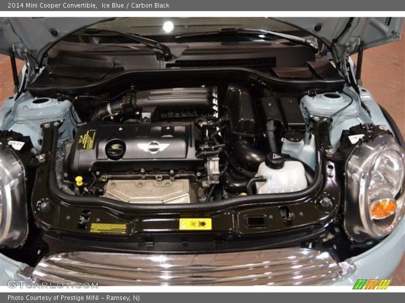 Ice Blue / Carbon Black 2014 Mini Cooper Convertible