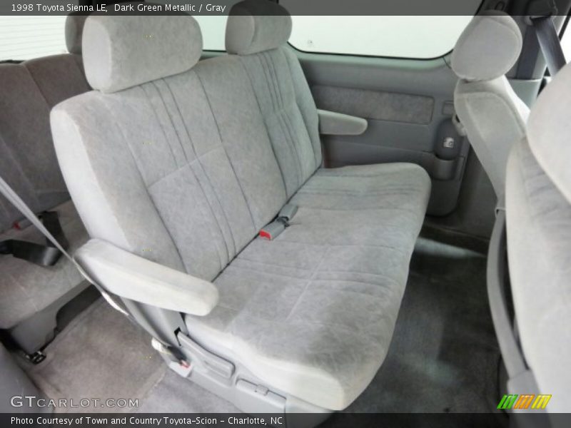 Dark Green Metallic / Gray 1998 Toyota Sienna LE