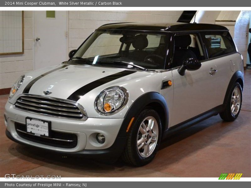 White Silver Metallic / Carbon Black 2014 Mini Cooper Clubman