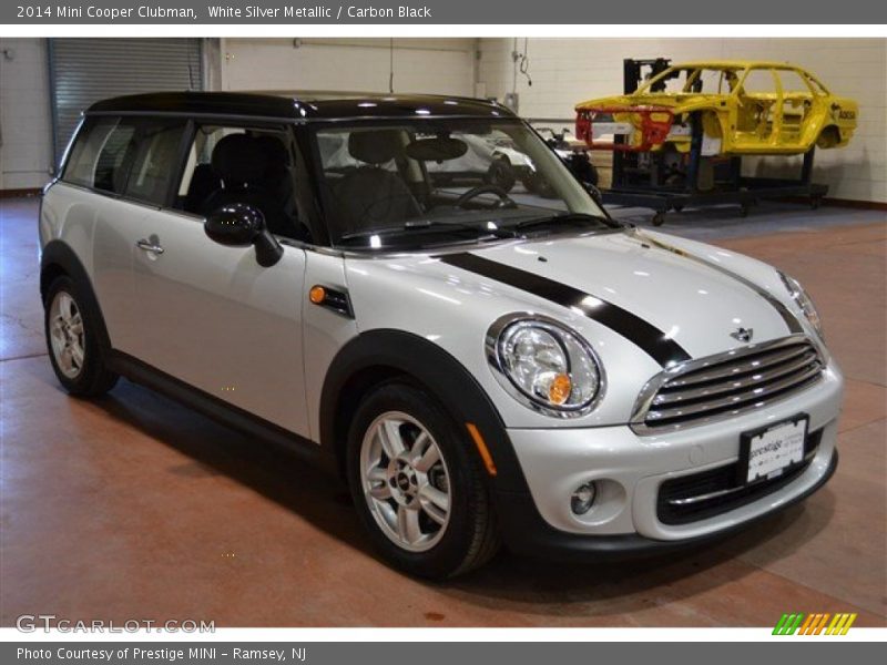 White Silver Metallic / Carbon Black 2014 Mini Cooper Clubman