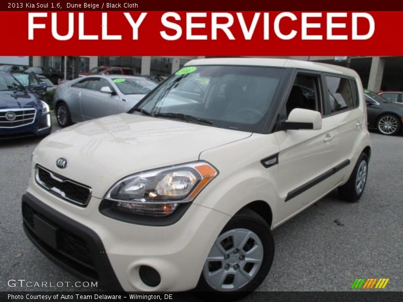Dune Beige / Black Cloth 2013 Kia Soul 1.6
