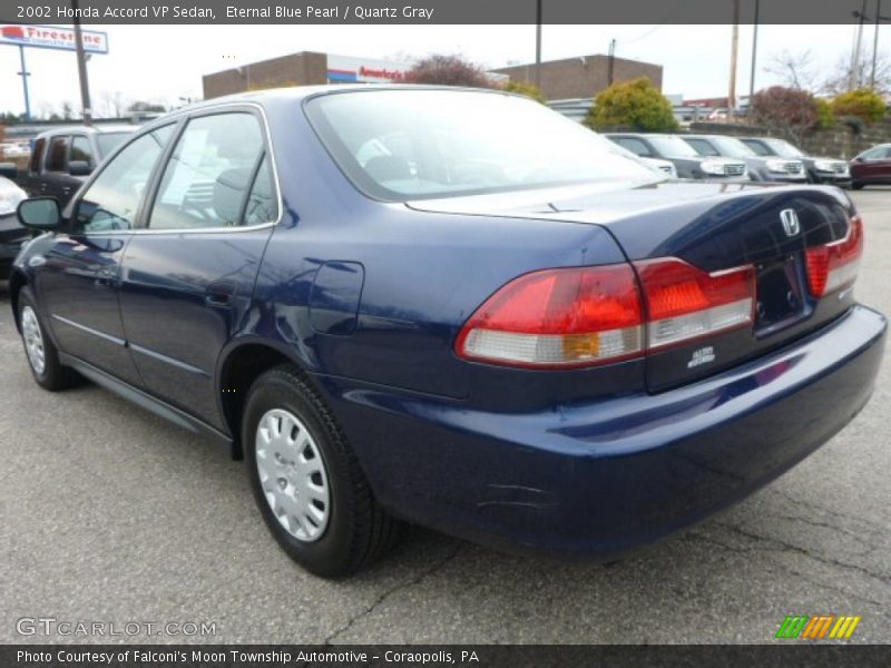 Eternal Blue Pearl / Quartz Gray 2002 Honda Accord VP Sedan