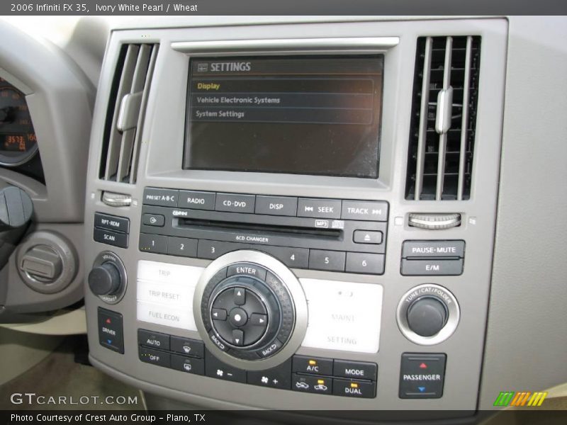 Ivory White Pearl / Wheat 2006 Infiniti FX 35