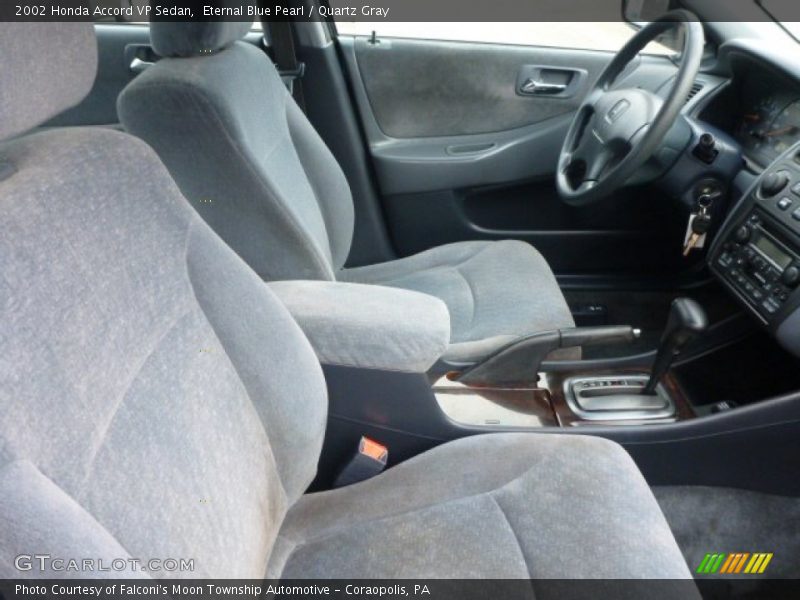 Eternal Blue Pearl / Quartz Gray 2002 Honda Accord VP Sedan