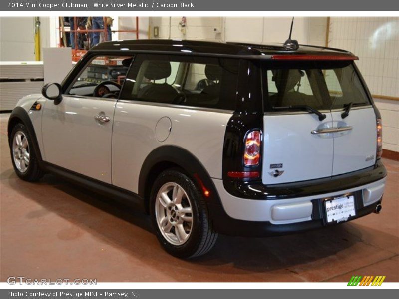 White Silver Metallic / Carbon Black 2014 Mini Cooper Clubman