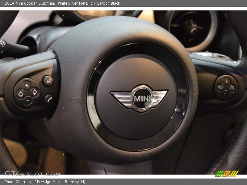 White Silver Metallic / Carbon Black 2014 Mini Cooper Clubman