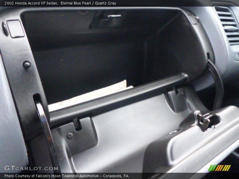Eternal Blue Pearl / Quartz Gray 2002 Honda Accord VP Sedan