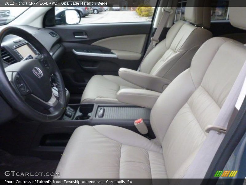 Front Seat of 2012 CR-V EX-L 4WD