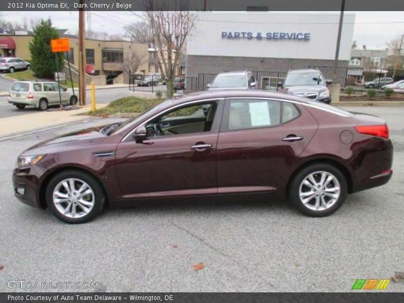 Dark Cherry / Beige 2012 Kia Optima EX